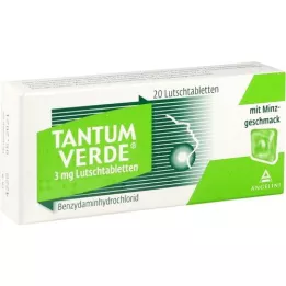 TANTUM VERDE 3 mg nane aromalı pastil, 20 adet