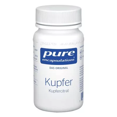 PURE ENCAPSULATIONS Bakır Bakır Sitrat Kapsülleri, 60 Kapsül