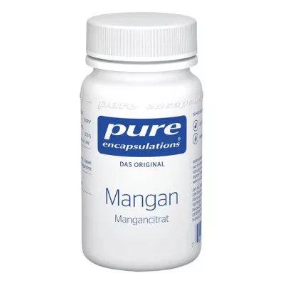 PURE ENCAPSULATIONS Manganez Manganez Sitrat Kapsülleri, 60 Kapsül