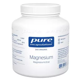 PURE ENCAPSULATIONS Magnezyum magnezyum sitrat kapsülleri, 180 Kapsül