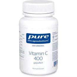PURE ENCAPSULATIONS C vitamini 400 tamponlanmış kapsül, 90 adet