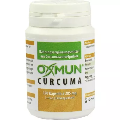 OXIMUN Curcuma kapsülleri, 120 Kapsül