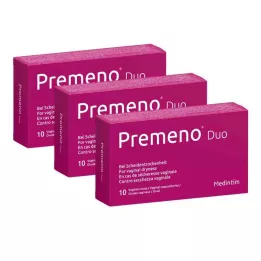 PREMENO Duo Vaginalovula, 3X10 adet