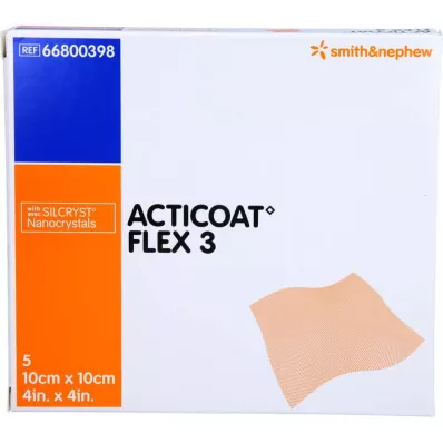 ACTICOAT Flex 3 10x10 cm bandaj, 5 adet