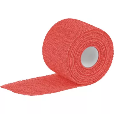 PEHA-HAFT Renkli sabitleme bandajı 6 cmx20 m kırmızı, 1 adet