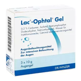 LAC OPHTAL Jel, 3X10 g