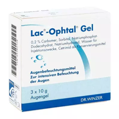 LAC OPHTAL Jel, 3X10 g LAC OPHTAL Jel, 3X10 g