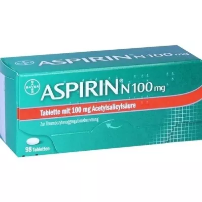 ASPIRIN N 100 mg tablet, 98 adet