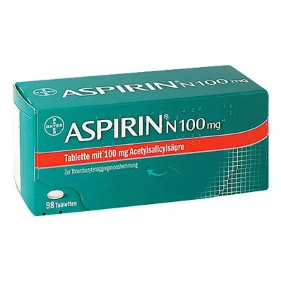ASPIRIN N 100 mg tablet, 98 adet ASPIRIN N 100 mg tablet, 98 adet