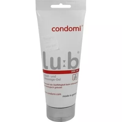 CONDOMI Lub kayganlaştırıcı ve masaj jeli, 200 ml