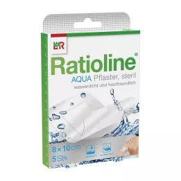 RATIOLINE aqua Duş Alçısı Plus 8x10 cm steril, 5 adet