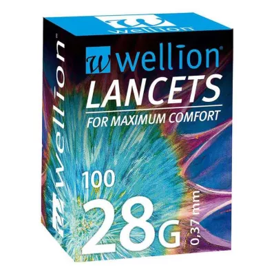 WELLION Lansetler 28 G, 100 adet