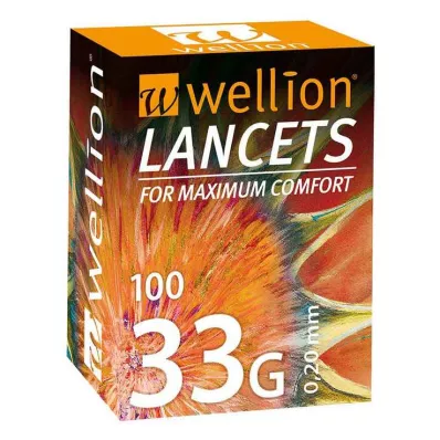 WELLION Lansetler 33 G, 100 adet