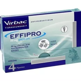 EFFIPRO Kediler için 50 mg damlatma çözeltisi, 4 adet