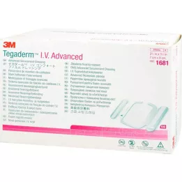 TEGADERM 3M I.V. Gelişmiş sabitleme v.7x8 cm 1681, 100 adet