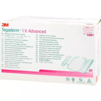 Tegaderm 3M i.v.Gelişmiş sıva .7x8cm 1681, 100 adet Tegaderm 3M i.v.Gelişmiş sıva .7x8cm 1681, 100 adet