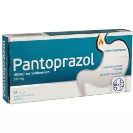 PANTOPRAZOL HEXAL b.Mide yanması enterik kaplı tabletler, 14 adet