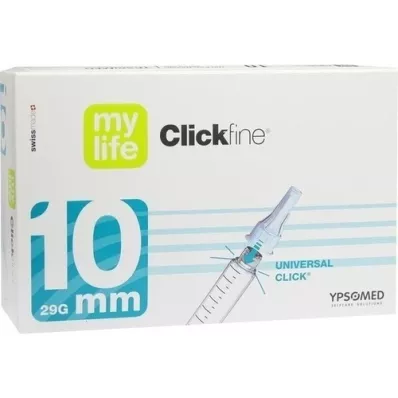 MYLIFE Clickfine kalem iğneleri 10 mm, 100 adet