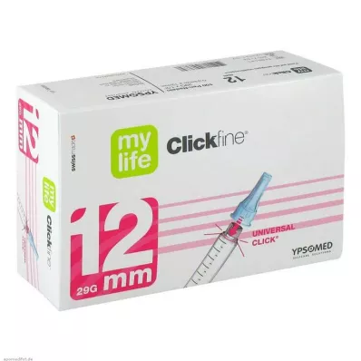 MYLIFE Clickfine kalem iğneleri 12 mm, 100 adet