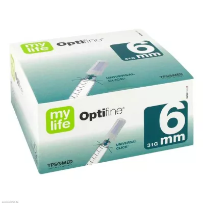 MYLIFE Optifine kalem iğneleri 6 mm, 100 adet