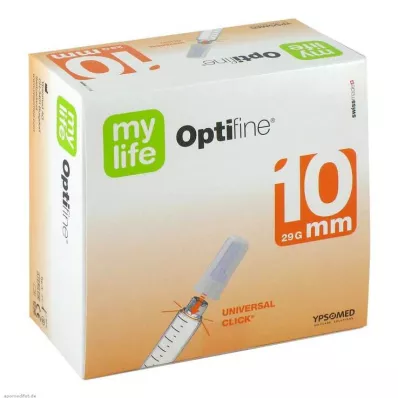 MYLIFE Optifine kalem iğneleri 10 mm, 100 adet MYLIFE Optifine kalem iğneleri 10 mm, 100 adet