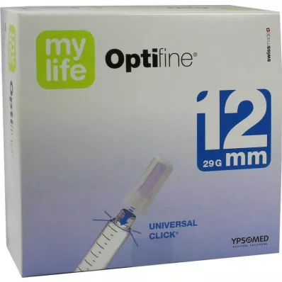 MYLIFE Optifine kalem iğneleri 12 mm, 100 adet MYLIFE Optifine kalem iğneleri 12 mm, 100 adet