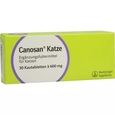 CANOSAN Kediler için çiğneme tabletleri, 30 adet