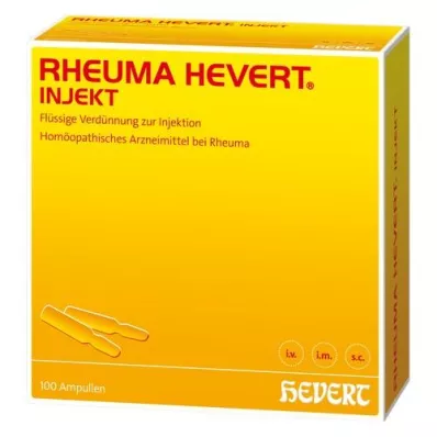 RHEUMA HEVERT enjekte ampulleri, 100X2 ml