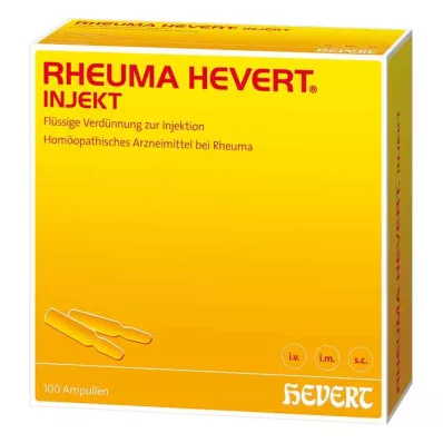 RHEUMA HEVERT enjekte ampulleri, 100X2 ml RHEUMA HEVERT enjekte ampulleri, 100X2 ml