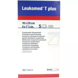 LEUKOMED transp.plus steril plasterler 10x20 cm, 5 adet