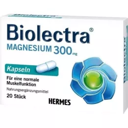 BIOLECTRA Magnezyum 300 mg kapsül, 20 adet