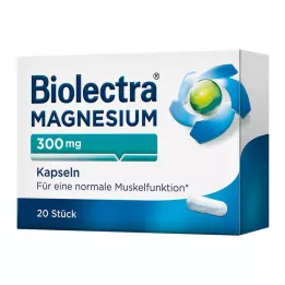 BIOLECTRA Magnezyum 300 mg kapsül, 20 adet