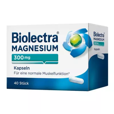 Biolectra Magnesium 300 kapsül, 40 adet Biolectra Magnesium 300 kapsül, 40 adet