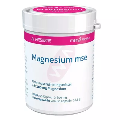 MAGNESIUM MSE Kapsüller, 60 adet MAGNESIUM MSE Kapsüller, 60 adet