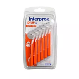 INTERPROX artı süper mikro turuncu diş arası diskleri, 6 adet
