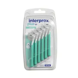 INTERPROX artı mikro yeşil diş arası fırçası, 6 adet