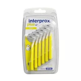 INTERPROX artı mini sarı diş arası fırçası, 6 adet