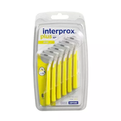 INTERPROX artı mini sarı diş arası fırçası, 6 adet