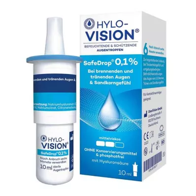 HYLO-VISION SafeDrop %0,1 göz damlası, 10 ml HYLO-VISION SafeDrop %0,1 göz damlası, 10 ml