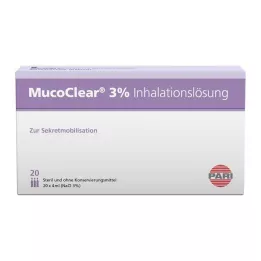 MUCOCLEAR %3 NaCl inhalasyon çözeltisi, 20X4 ml