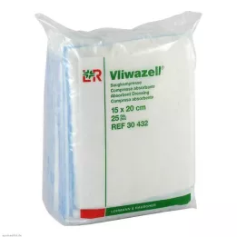 VLIWAZELL Emici pedler steril olmayan 15x20 cm, 25 adet
