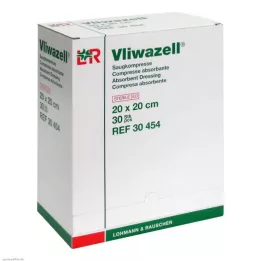 VLIWAZELL Emme kompresleri steril 20x20 cm, 30 adet