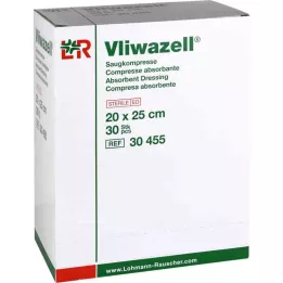 VLIWAZELL Emme kompresleri steril 20x25 cm, 30 adet