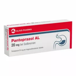 PANTOPRAZOL AL Mide yanması için 20 mg, mide suyu tabletleri, 7 adet
