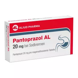 PANTOPRAZOL AL Mide yanması için 20 mg, mide suyu tabletleri, 14 adet