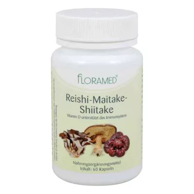 REISHI-MAITAKE-Sağlıklı hücreler için iyi Shitake kapsülleri, 60 adet REISHI-MAITAKE-Sağlıklı hücreler için iyi Shitake kapsülleri, 60 adet