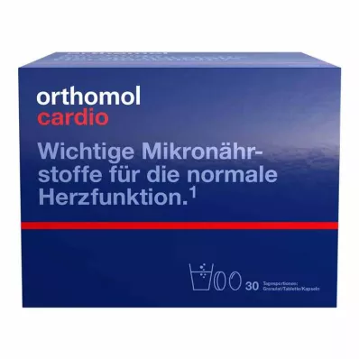 ORTHOMOL Cardio granül/kapsül/tablet kombinasyon paketi, 1 adet