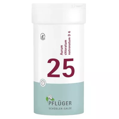 Biyokimya Pflueger 25 Aurum chloratum sodyum D 6 tablet, 400 adet