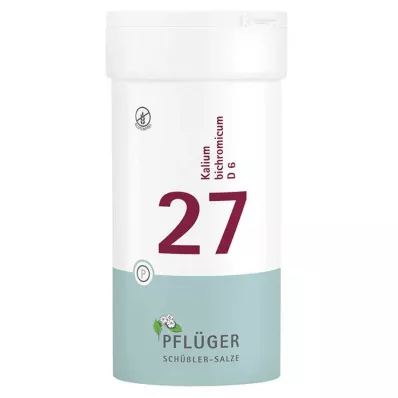 Biyokimya Pflueger 27 Kalium bichromicum D 6 tablet, 400 adet Biyokimya Pflueger 27 Kalium bichromicum D 6 tablet, 400 adet