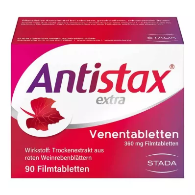 ANTISTAX ekstra damar tabletleri, 90 adet ANTISTAX ekstra damar tabletleri, 90 adet